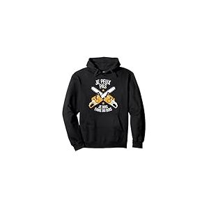 J'Peux Pas Je Dois Faire Bois Hachette B&ucirc;cheron Tron&ccedil;onneuse Sweat &agrave; Capuche