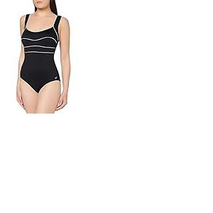 Haute pression A8000 Maillot de Bain Une pièce, Noir (Noir/Blanc), FR: 48B (Taille Fabricant: 48) Femme