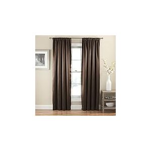 Eclipse Tricia Tige Poche occultant Thermapanel, Espresso, 52x63