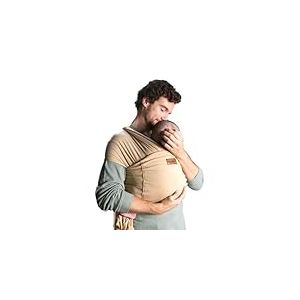 Jané Cocoon Écharpe Porte, Bébé Élastique de la Naissance jusqu'à 20 kg avec Sac de Transport, 5 m de Long, Méthode Kangourou, Convient aux Bébés Prématurés, Beige