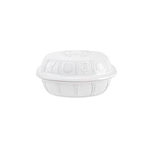 Römertopf Cocotte 50 ans pour 6 à 8 personnes – Cocotte de 5 litres avec couvercle en céramique – Pour mijoter, rôtir et cuire à la vapeur – Passe au four