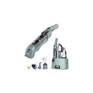 Nettoyeur de t&acirc;ches sans fil Shark StainForce taches et odeurs, l&eacute;ger, portable, d&eacute;tachant pour tapis, tissus d&rsquo;ameublement, voitures, panier de rangement, accessoires, formule nettoyante, HX100EUCP