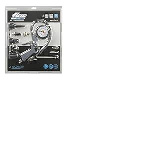 FIAC Kit de gonflage pour Compresseur (Inclus pistolet de gonflage, 4 buses en m&eacute;tal, 3 buses en plastique, adaptateur) - Pression de fonctionnement : 4-8 bar