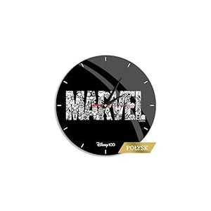 ERT GROUP Original et sous Licence Officielle Marvel, Horloge Murale silencieuse Brillante, Motif Marvel 013 Design Unique, Aiguilles en m&eacute;tal Peint, 30,5 cm (12")