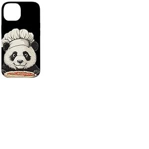 Joli panda avec une délicieuse tenue de pizza Coque pour iPhone 14