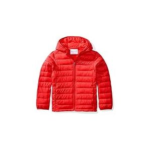 Amazon Essentials , Blouson À Capuche Garçon, Rouge (strong red), X-Small