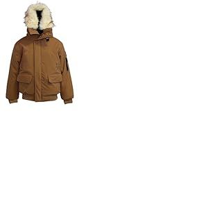 REDSKINS Junior Parka Polaire Manteau Thermique Vêtement Chaud Doudoune Impermeable Veste Enfant Garçon Fille Modèle MIAMI 7813 Marron Taille 16 Ans