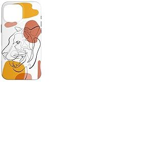Unique Tiger Line Art Aesthetic for Women and Tiger Lover Coque pour iPhone 16 Pro Max