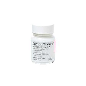 Carbon Theory Huile d'arbre à thé et vitamine A - Anti-taches antiseptiques - Traitement direct - 50 applications - Naturel, végétalien et sans cruauté envers les animaux - 30 ml