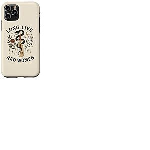 Long Live Rad Femme Serpent Dague Lune Floral Coque pour iPhone 11 Pro