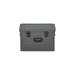 Enders&reg; Alubox 3887 Toronto L Grey Bo&icirc;te en aluminium avec couvercle &Eacute;paisseur de paroi 1 mm &Eacute;tanche aux &eacute;claboussures et empilable 63 l Avec couvercle Utilisable comme bo&icirc;te de transport Gris