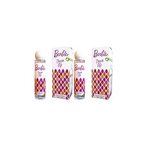 BARBIE eau de toilette femme Dream Life vaporisateur 50ml Fabriqu&eacute; en France Parfum Fruit&eacute;-Floral (Lot de 2)