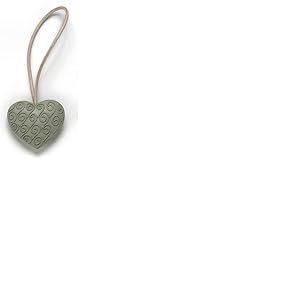 Cargo Import Aimant c&oelig;ur Boucles avec Corde, Naturel, Embrasse, 10 unit&eacute;s