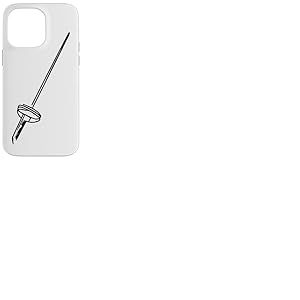 Escrime Esquisse d'escrime Équipe d'escrime Coque pour iPhone 14 Pro Max