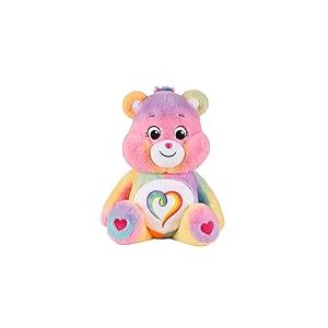 Care Bears &ndash; Basic Fun Togetherness Bear 60 cm Peluche G&eacute;ante &ndash; Ours g&eacute;ant doux pour enfants d&egrave;s 4 ans, jouet c&acirc;lin multicolore &agrave; collectionner, peluche officielle Care Bears