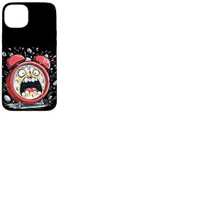 D&eacute;guisement de r&eacute;veil Amusant Coque pour iPhone 15 Plus