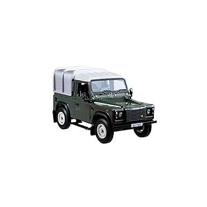 Britains Tomy Véhicule de Collection, Land Rover Defender 90 pour Adultes 42732, Véhicule Agricole avec Toit Amovible, Pick-up, Modèle à l'Echelle 1/32, Réplique Adaptée aux Enfants de 3 Ans+, Vert