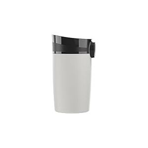 Sigg - Mug Thermos - Travel Mug Miracle White Touch - Chaud & Froid - &Eacute;tanche - Compatible Tous Porte-gobelets - Sans BPA - Acier Inoxydable 18/8 - Sport, Camping, Voyage - Blanc - 0,27L