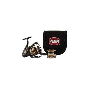 Penn Kit de Moulinet de Combat, Taille 3000, Comprend Un Couvercle de Moulinet et Une Bobine de Rechange en Aluminium anodis&eacute;, Position de la poign&eacute;e Droite/Gauche, syst&egrave;me de Frein Avant HT-100