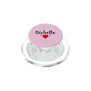 Bichette surnom Cadeau Fille Femme Couple Saint-Valentin PopSockets PopGrip pour MagSafe