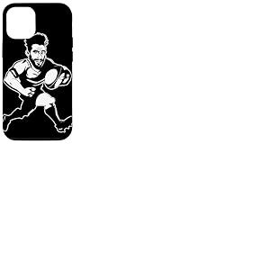 Rugby Cartoon Look Team Sports for Boys Coque pour iPhone 12/12 Pro