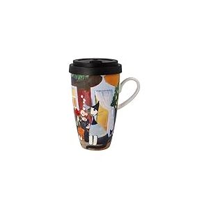 Goebel Tasse d'artiste avec couvercle Una bellissima giornata Rosina Wachtmeister