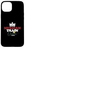 Dominos Lover Jeu de domino amusant Train mexicain Reine Coque pour iPhone 15 Plus