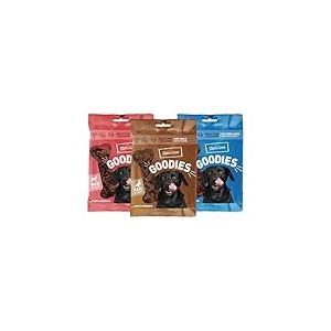 Chewies Lot de 3 sachets de 200 g de friandises pour Chien - Agneau, Saumon Sauvage