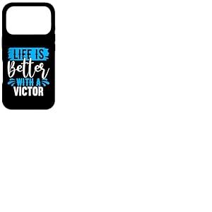 T-Shirt Life is Better with A Victor avec nom Victor Coque pour iPhone 17 Pro