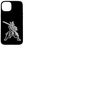Position de combat Katana de Samurai Fighter Coque pour iPhone 15 Plus