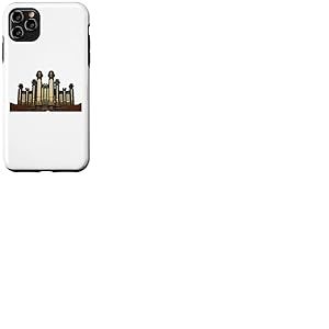 Orgue Tabernacle Mormon Salt Lake City Heritage Coque pour iPhone 11 Pro Max