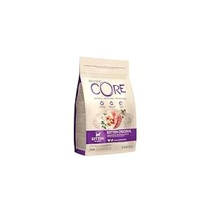 Wellness CORE Chaton 300g, Poulet/Dinde &ndash; Croquettes pour Chatons, sans C&eacute;r&eacute;ales, Naturelles, Hypoallerg&eacute;nique, Riche en prot&eacute;ines, &Agrave; Haute Teneur en Viande, D&eacute;veloppe Yeux & Cerveau