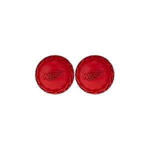 Nerf Balle Pneu avec Sifflet pour Chien Taille M Coloris al&eacute;atoire (Lot de 2)