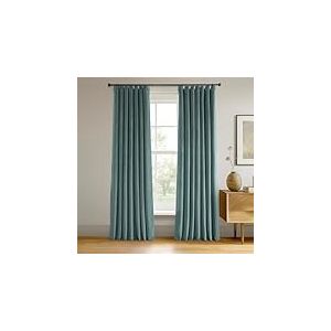 HPD Half Price Drapes Rideaux occultants en Velours pour Chambre &agrave; Coucher - 127 x 274,3 cm (1 Panneau), VPCH-180106-108, Bleu Ciel de Ciel