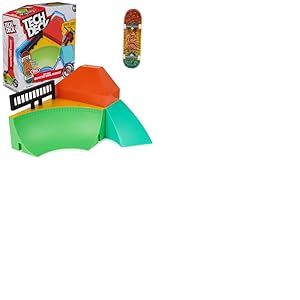 Tech Deck - Finger Skate - Starter Set X-Connect Quarter Bowl Ruckus 100% Modulable À Construire Et Personnaliser + 1 Mini Planche Exclusive - Mini Skate Doigt - Jouet Enfant - Jeu Enfant 6 Ans Et +