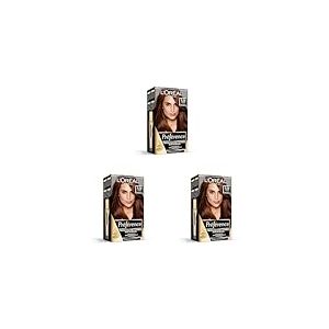 L'Or&eacute;al Paris Pr&eacute;f&eacute;rence Coloration Permanente Cheveux, Nuance : Antigua (5.25), Marron Chocolat Glac&eacute; (Lot de 3)
