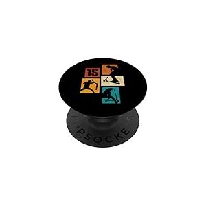 Trottinette 15e Anniversaire pour gar&ccedil;on de 15 Ans PopSockets PopGrip Adh&eacute;sif