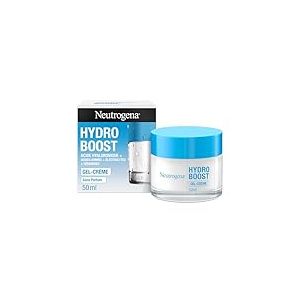 Neutrogena, Gel-Crème Hydro Boost (Pot de 50 ml) – Crème Hydratante pour les Peaux Sensibles à l'Acide Hyaluronique et Tréhalose Botanique – Gel Hydratant pour Un Teint Frais et Éclatant