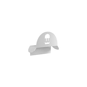 Porte-câble Wallbox destiné aux chargeurs pour VE - Usage à l'extérieur et à l'intérieur, blanc, fabriqué en aluminium