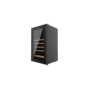 Cecotec Cave à vin 36 bouteilles Bolero GrandSommelier 36000 Black. 95 litres, Température réglable, Système de refroidissement par compresseur, Panneau tactile, Silencieuse, LED intérieur