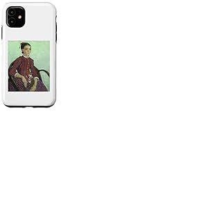 Tableau La Mousmé assis dans une chaise en canne de Vincent Van Gogh Coque pour iPhone 11