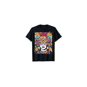 Masque de carnaval de Rio - Costume d'anniversaire - Souvenir du Brésil T-Shirt