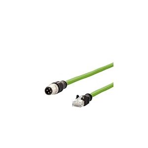 Best Price Square Metz Connect C&acirc;ble Ethernet Industriel M12-RJ45, Codage D, 10 m