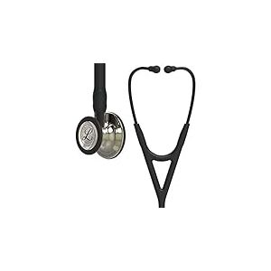 3M Littmann Stéthoscope de Diagnostic Cardiology IV, Tubulure Noire, Édition Champagne, 69 cm, 6179
