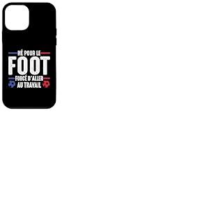 Né pour Le Foot Football Footballeur Joueur de Foot Drôle Coque pour iPhone 12 Mini