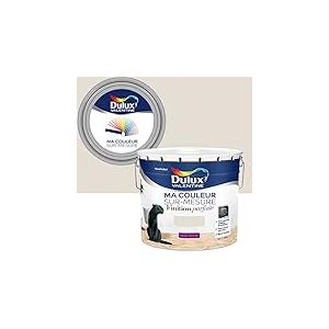 Ma Couleur Sur-mesure par Dulux Valentine – Peinture Intérieure Murs, Plafonds, Boiseries - Finition Parfaite - 98% d'opacité - Velours Lin Clair 10 L - Palette Authentique