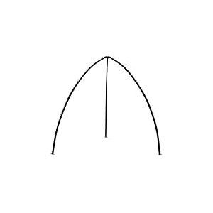 Vivere Tripod Hanging Chair Stand (for Cacoon), 102x102x101, Charbon