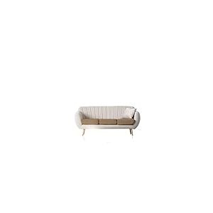 GEMITEX Lot de 2 Housses Magiques pour siège Simple en Polyester Taupe jusqu'à 60 cm