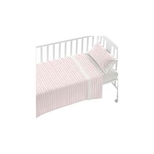 Burrito Blanco Draps pour Berceau, Maxi-Berceau, Mini Berceau, alg. 011 Rose, pour Berceau de 60 cm (+ Dimensions Disponibles)