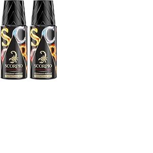 Scorpio - Déodorant Homme - Collection Scandalous - Atomiseur 150 ml (Lot de 2)